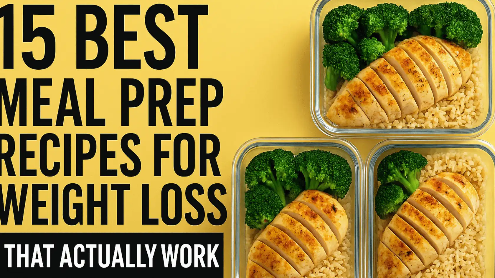 Meal Prep Recipes for Weight Loss