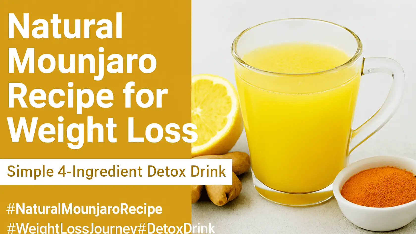 Natural Mounjaro Recipe for Weight Loss