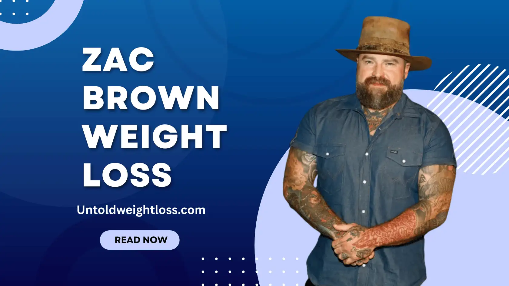 Zac Brown weight loss