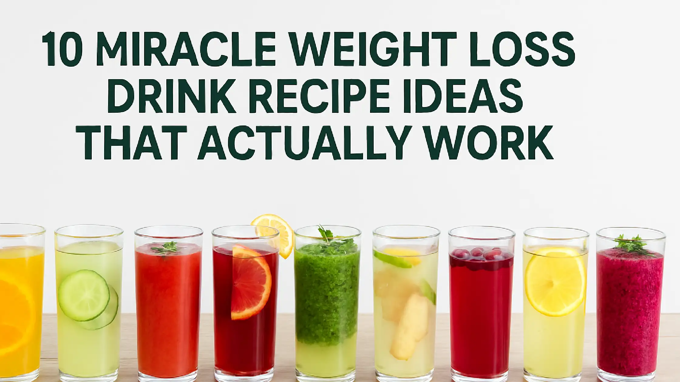Miracle Weight Loss Drink Recipe