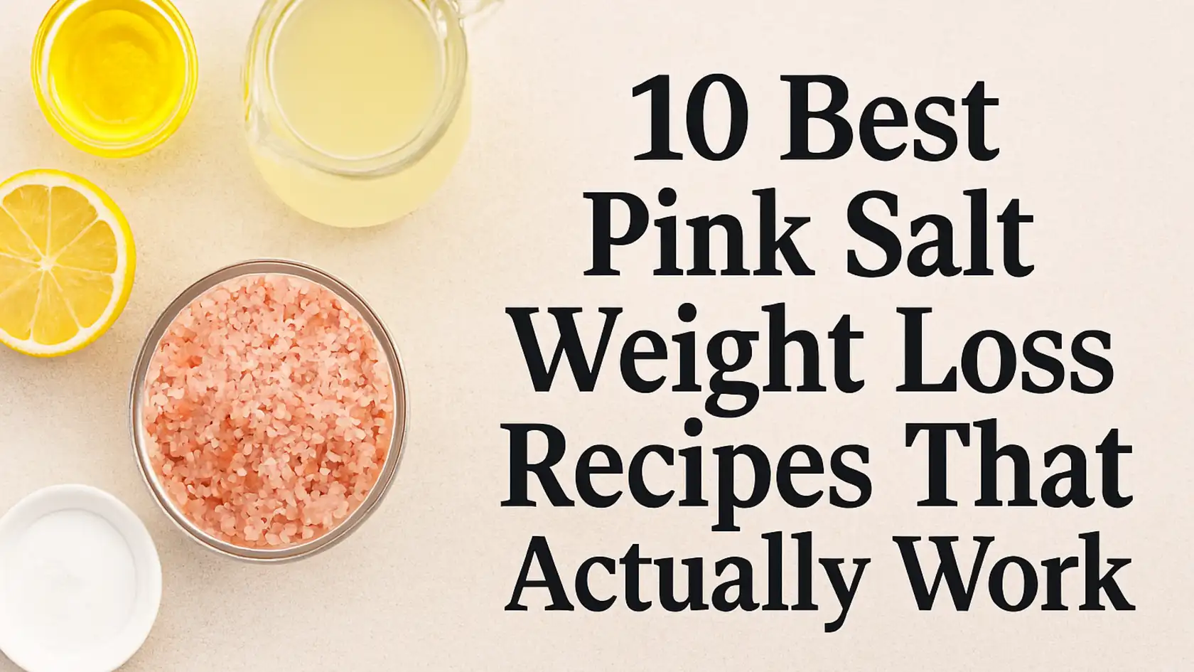 Pink Salt Weight Loss Recipes
